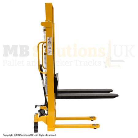 manual stacker double mast side